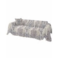 thumbnail image 2 of Boho Floral Beige Sofa Couch Covers for 3 Cushion Couch,Washable L Shape Sectional Sofa Covers for Loverseat,Multi Traditional Oriental Boho Tribal Ethnic Slipcover Throw Blanket Futon Cover 71x134, 2 of 8