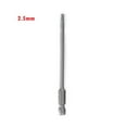 thumbnail image 1 of BTOER Hand Tools Screwdriver Bit Quick Connection 1 4 Hex Shank Hex Shank Hexagon Wrenches Magnetic Magnetic Handle Silver, 1 of 8