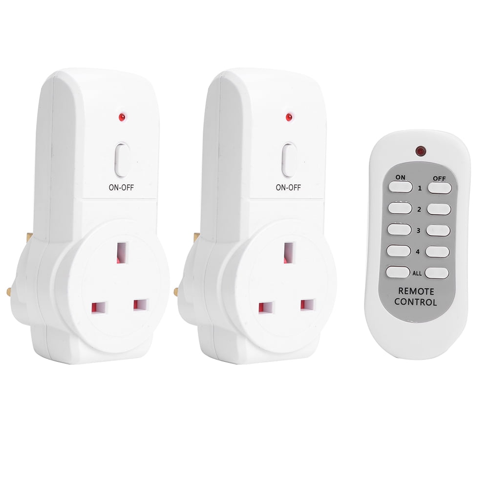 REMOTE CONTROL SOCKETS WIRELESS SWITCH SOCKET MAINS UK PLUG AC POWER OUTLET 