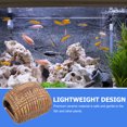 thumbnail image 3 of HONMEET Shrimp Tunnel Reptile Cave Ceramic Hiding Habitat Light Brown For Fish Breeding 1 Pcs, 3 of 6