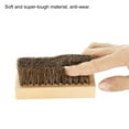 thumbnail image 4 of Uxcell Horsehair Shoes Brush, Square Handheld Polish Daubers for Leather Boots Cloth 2Pack, 4 of 5