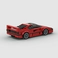 thumbnail image 5 of 372PCS F40  MOC  (compatible with mainstream brands)Speed Champions Racing Car Sports Model Garage Sets Building Blocks Famous Racers City Vehicle Technique DIY Bricks Toys (M10301), 5 of 7