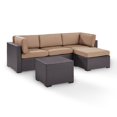 thumbnail image 3 of Crosley Furniture  Biscayne Mist Wicker 4-piece Outdoor Seating Set, 3 of 4