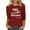 Wine, variant on DailyTrove Womens Winter "YES I'M ALWAYS FREEZING" Graphic Short Sleeve T-Shirt - Loose Fit Casual Daily Wear,Green,XXXL