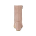thumbnail image 3 of Unique Bargains Women's Zipper Chunky Heel Ankle Boots, 3 of 8