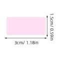thumbnail image 2 of Minkissy 80pcs Sticky Name Label Assorted Color Paper Waterproof Classroom Setup, 2 of 5