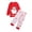 X03-Red, variant on eczipvz Cotton Striped Pjs for Kids Pajamas Set. White 9-12 Months