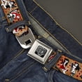thumbnail image 2 of Buckle-Down Belt, Seatbelt Buckle Belt, Tattoo Johnny Twisted Fairies, Youth 22 to 32 Inches, 2 of 9
