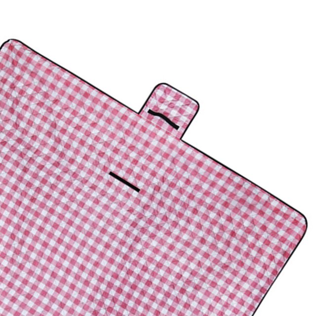 Tapete De Pícnic Manta de playa, impermeable, duradero, para pastizales, para senderismo al aire libre (rojo y blanco) Ndcxsfigh Para Estrenar