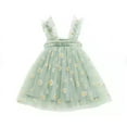 thumbnail image 4 of Princess Sunflower Daisy Embroidered Lace Dress, 4 of 8