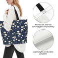 thumbnail image 3 of Disketp Daisies Flowers Bolsa Tote Estampada para Mujer, Bolso de Hombro y de Mano para Compras y Viajes, 3 of 8