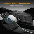 thumbnail image 3 of Allytechgroup for iPhone 16 Plus Case with Camera Kickstand, Support Wireless Charging Magnetic Phone Case for Women Men Military Grade Drop Protection for Apple iPhone 16 Plus, Black, 3 of 7