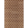 thumbnail image 1 of Ahgly Company Machine Washable Indoor Rectangle Industrial Modern Mahogany Brown Area Rugs, 6' x 9', 1 of 7