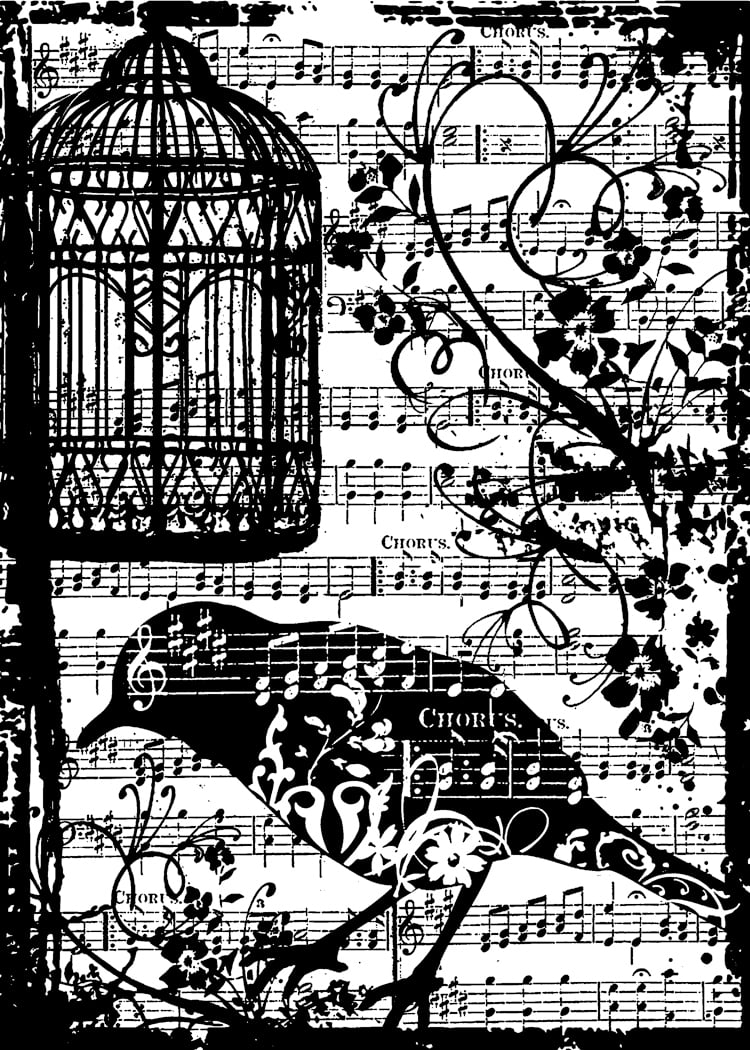 Time Tim Holtz Cling Stamp 2.5X3.5
