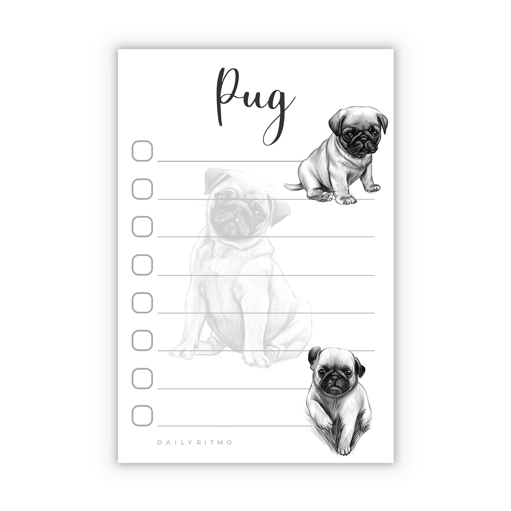 Black pug items sale