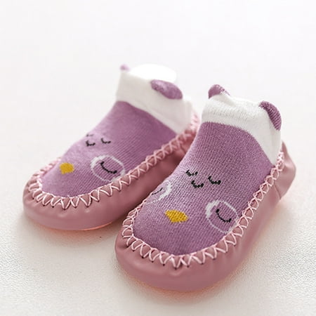 

YOHOME Newborn Baby Cartoon Newborn Baby Girls Boys Anti-Slip Socks Slipper Shoes