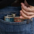 thumbnail image 3 of American Flag Patriotic USA Collage Stainless Steel 5oz Hip Drink Kidney Flask, 3 of 4