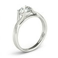 thumbnail image 2 of Dash Jewel Round Cut 1.5 Ct Lab Created Diamond Anniversary Ring - 14k White Gold Over Split Shank Engagement Ring - Diamond Promise Rings - Diamond Women Rings - Anniversary Gifts Clearance, 2 of 6