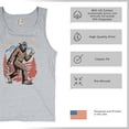 thumbnail image 6 of American Legend Bigfoot Tank Top Patriotic Funny Sasquatch Fan 4 July USA Flag Beer BBQ Tailgate Party Men's Top, 6 of 7