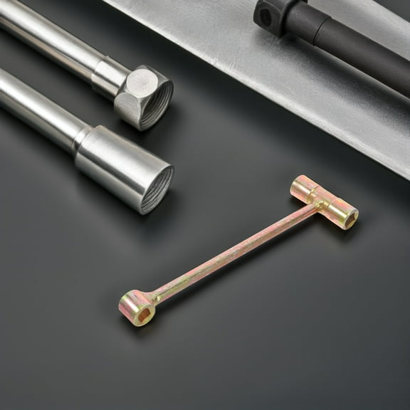 TABLZONE Portable Multi-Function Wrench for Gas Cylinders Golden Iron Tool for Home and Outdoor Use