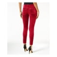 thumbnail image 2 of INC $70 Womens New 1030 Red Velvet Skinny Jeans 16 B+B, 2 of 2