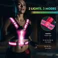 thumbnail image 2 of LED Reflective Running Vest Gear,Light Up Vest Runners Night Walking USB Rechargeable,Up to 11hrs Light with Adjustable Waist/Shoulder for Women Men Kids, 2 of 6