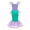 Little Mermaid Costume Ariel Dress for Grils Birthday Party Halloween