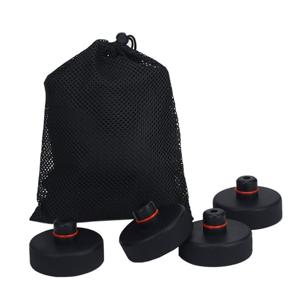 Kenally 4 unids/set almohadilla de gato de elevación adaptador de goma de punto de elevación reemplazo de Protector de chasis para piezas de Vehículos, repuestos y accesorios Mis
