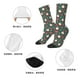 thumbnail image 5 of Balery Santa Claus Calcetas Largas con Estampado para Hombre y Mujer – Suaves y Transpirables, Talla Única (US 5-11), 5 of 6