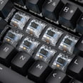 thumbnail image 3 of Clavier de Jeu Mécanique Filaire Rétroéclairé à DEL RVB avec 104 Touches, Clavier de Jeu Mécanique, Change Indépendamment l'Axe Jeux Informatiques Noir (Touche d'Arbre Noire), 3 of 8