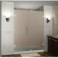 thumbnail image 4 of Aston Sdr985f-51-10 Nautis 51" Wide X 72" High Frameless Hinged Shower Door - Chrome, 4 of 7