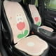 thumbnail image 5 of Almohadas para respaldo de asiento de coche, cojín trasero de apoyo cómodo y transpirable con patrón encantador de dibujos animados de seda de hielo para vehículo, color rosa, 5 of 9