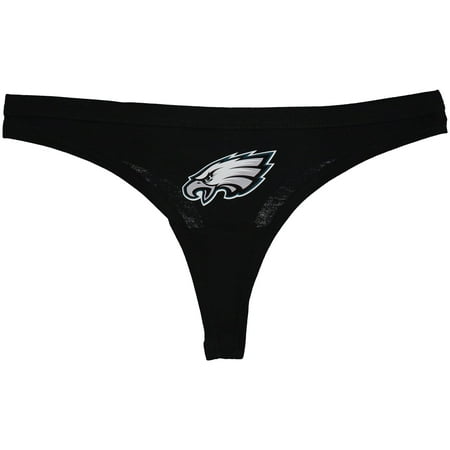 

Women s Concepts Sport Black Philadelphia Eagles Solid Logo Thong