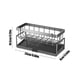 thumbnail image 3 of Estante de almacenamiento de cocina de acero inoxidable | Soporte para esponja de paño de cocina montado en la pared | Estante de filtro de agua | Sin instalación de perforación | Organizador que, 3 of 6