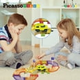 thumbnail image 4 of PICASSO TILES Pista de Carreras Mini de Azulejos Magnéticos para Niños, 40 Piezas, 4 of 5