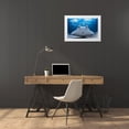 thumbnail image 3 of Gabriel, Barathieu 18x13 White Modern Wood Framed Museum Art Print Titled - Take Off / Manta Airline, 3 of 4