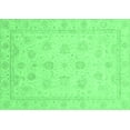 thumbnail image 1 of Ahgly Company Indoor Rectangle Oriental Emerald Green Traditional Area Rugs, 5' x 7', 1 of 4
