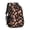 Football Leaf Black, variant on Football Icon White Pattern Backpack for School, Cute School Bag with Adjustable Shoulder Straps and Padded Back, 16.9"x12.6"x5.9"