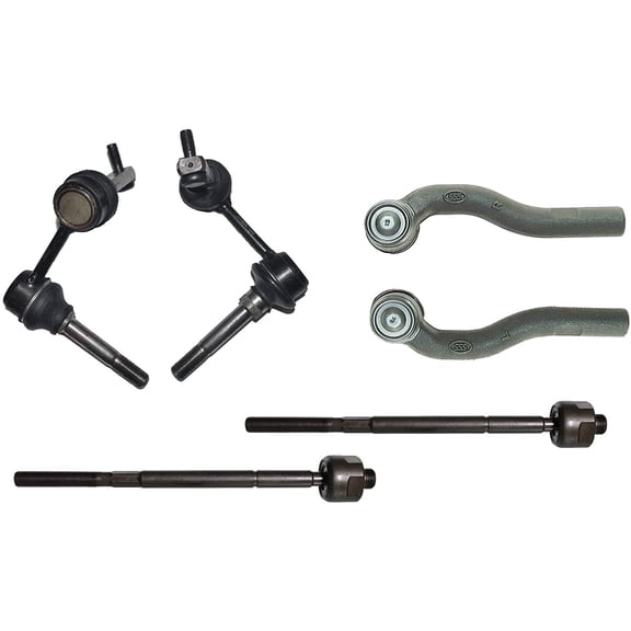 Detroit Axle - 6PC Inner Outer Tie Rod End & Sway Bars Kit for 2002-2010 Lexus SC430