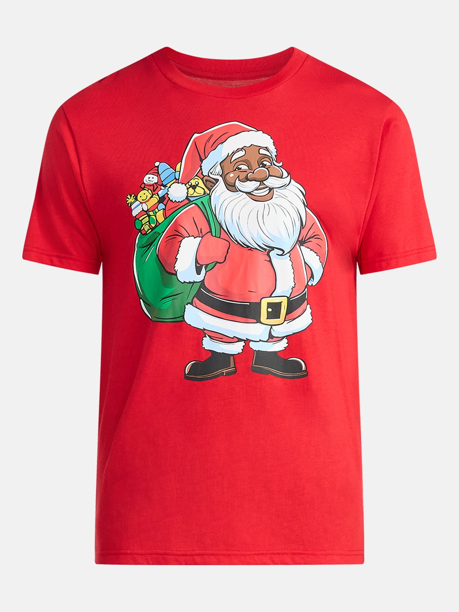 Christmas Men's and Big Men's Santa's Arrival Graphic Tee from Holiday Time, Sizes S-3XL