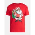 thumbnail image 2 of Christmas Men's and Big Men's Santa's Arrival Graphic Tee from Holiday Time, Sizes S-3XL, 2 of 2
