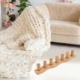 thumbnail image 2 of Wooden Yarn Blanket Yarn Knitting Machine Adjustable Length Suitable For Knitting Yarn Blankets Blankets Shawls 1PC Double Pointed Knitting Needles Set Knitting Bag Small Knitting Books for Beginners, 2 of 7