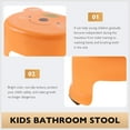thumbnail image 5 of Hekezhi Zerodeko Kitchen Step Stool Chair for Kids and Baby (Orange), 5 of 5