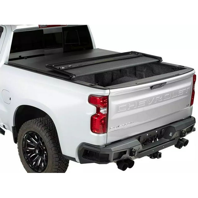 Extang Tonneau Cover 90352 Trifecta ALX; Soft Folding With Auto Latch And Secure Rotary Release; 2 Folds/3 Panels; Not Hinged In Front; Matte Black; Vinyl; Lockable Via Tailgate Lock