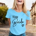 thumbnail image 2 of CAIXIA Bride T-Shirt Team Bride Shirts Bachelorette Party Shirts Bridal Party T-Shirt Bridesmaid Proposal Gift, 2 of 4