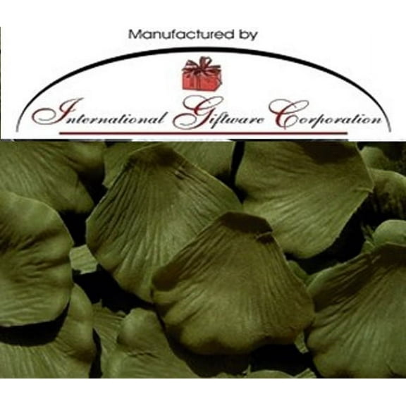 Willow Green - 100 Silk Rose Petals Wedding Favors - Solid Colors - Wedding Reception and Party Supplies
