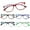 5 colors-2, variant on BONCAMOR 5 Pack Reading Glasses for Women Blue Light Blocking Spring Hinge Fashion Print Reader