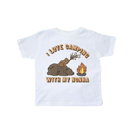 

Inktastic I Love Camping With My Nonna Gift Toddler Boy or Toddler Girl T-Shirt