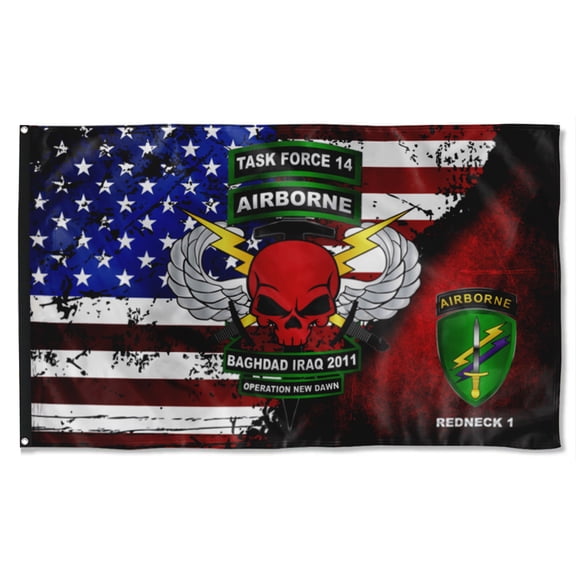 Cayyon Task Force 14 Flag 3x5Feet Military Banner with 2 Brass Grommets