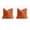 Orange56, variant on WWG Decorative Pillow Cover, 18x18 Pillow Cover with Handmade 3D Pleated Stitching, Soft Velvet Polyester Fabric, Breathable and Light Blocking, for Sofa Couch Living Room Bedroom Decor